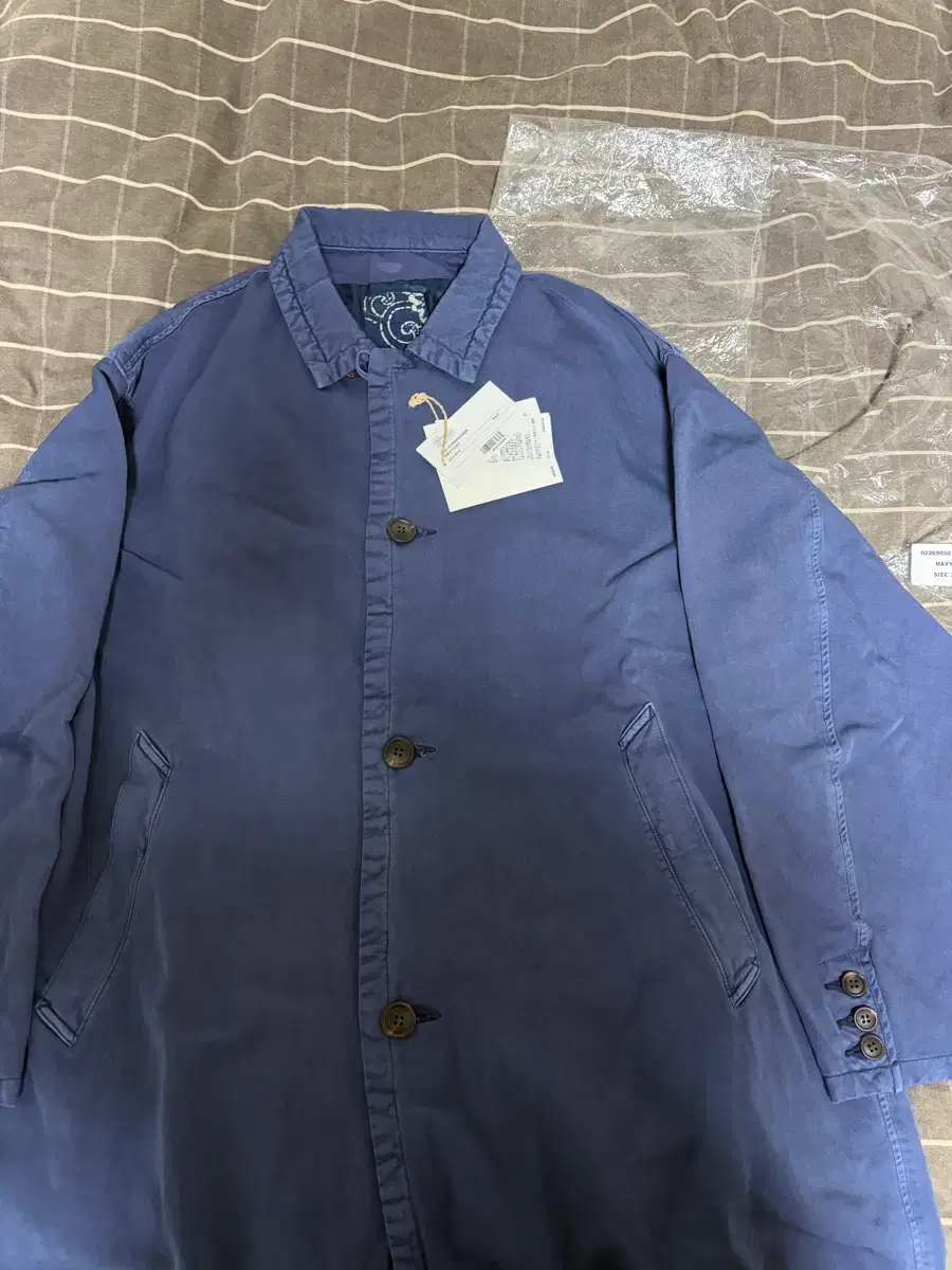 3] 비즈빔 visvim 26ss ict mies coat 네이비 | 브랜드 중고거래